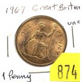 1967 British penny