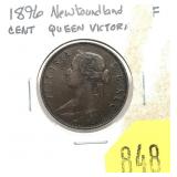1896 Newfoundland penny