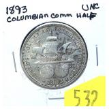 1893 Columbian half dollar