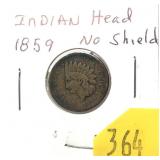 1859 Indian Head cent