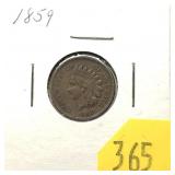 1859 Indian Head cent