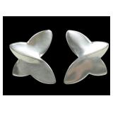 Sterling silver butterfly post earrings