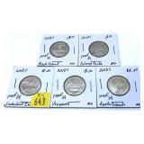 x5- 2018-S Proof quarters, -x5 quarters,