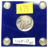 1920-D Buffalo nickel