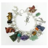 Sajen sterling silver 7.5" toggle bracelet with