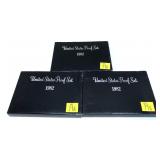 x3- 1982 Proof sets, -x3 sets, Sold by the piece,