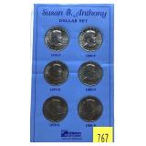 Susan B. Anthony dollar set
