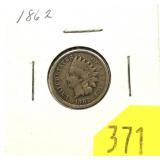 1862 Indian Head cent