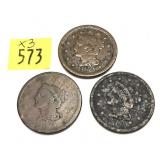 x3- Large cents, -x3 cents, Sold by the piece,