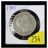 1895 Barber half dollar