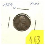 1924-D Lincoln cent