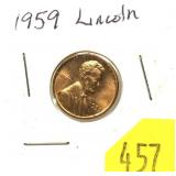 1959 Lincoln cent