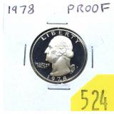 1978 Washington Proof quarter