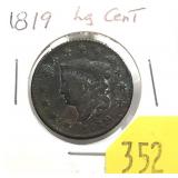 1819 U.S large cent