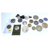 Lot, tokens, 15 pcs.