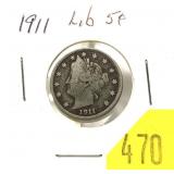 1911 Liberty nickel