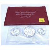 1976-S 3-pc. silver Uncirculated set