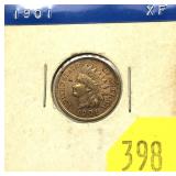 1901 Indian Head cent