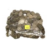 Lot of 250 wheat cents