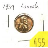 1959 Lincoln cent