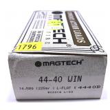 Box of .44-40 WIN. 225-grain L-Flat Magtech