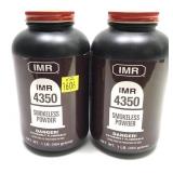 x2- 1 lb. bottles of IMR 4350 Smokeless
