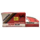 Lot, 10 Rds. of 12 Ga. 2.75" Federal rifled HP