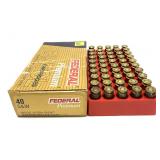 50 Rds. .40 S & W cartridges, Federal