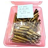 Lot, .303 British brass marked 135 pcs. in