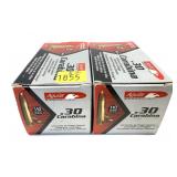 x2 - Boxes of .30 Carbine - 110 Gr. FMJ Aguila
