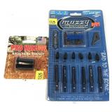Lot: Muzzy 125 gr 3 blade 6 pack screw in tips