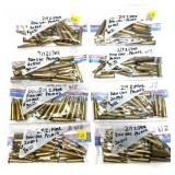 Lot, 8 bags of .219 Zipper primed brass marked
