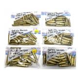 Lot, 6 bags of .308 brass marked 20 each