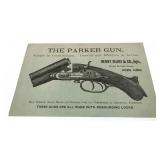 Vintage Parker Gun Henry Sears & Co. Agent paper