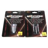 Lot: Red Size G Nocturnal Lighted Nocks - 2 packs