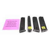 *NOT NYS Compliant - Lot of 4 9mm Steel magazines
