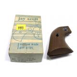 Pair of Jay Scott Ruger wooden grips in box