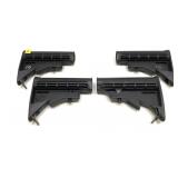 Lot, 4 assorted AR butt stocks