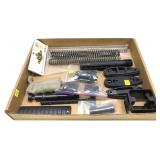 Lot, assorted AR parts including butt pads,