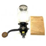 Parker Glass wall mount coffee Grinder, No. 449