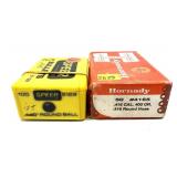 Lot, assorted bullets includes Hornady .416 Cal