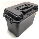 Plastic ammo can with tray