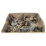 Lot, vintage decoy weights