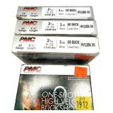 x4- Boxes of 12 Ga. 2.75" OO Buck PMC