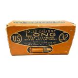 Vintage box of .32 Long Rimfire U.S. cartridges,