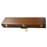 Vintage leather Fitted shotgun case, fits up to