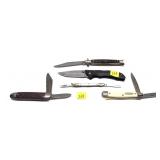Lot, 5 assorted folding knives includes: