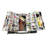 Adventurer No. 1987 tackle box with contents
