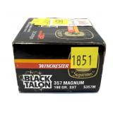 Box of Black Talon .357 Magnum - 180 Gr. STX