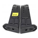 Lot, 2 Smith & Wesson M & P - 9mm 10 Rd. magazines